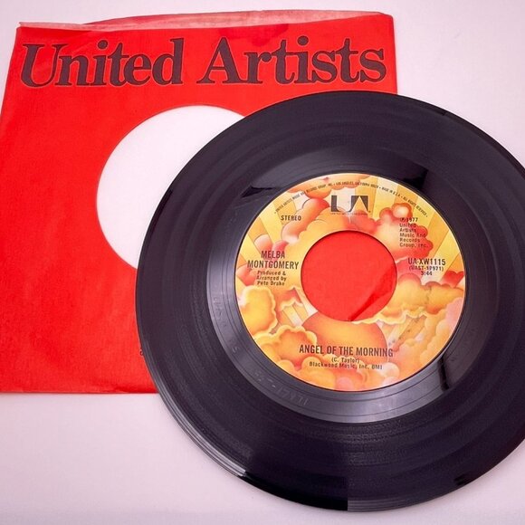 Melba Montgomery Angel of the Morning / The Pinkertons Flowers 45 Country 1977 - Picture 3 of 6